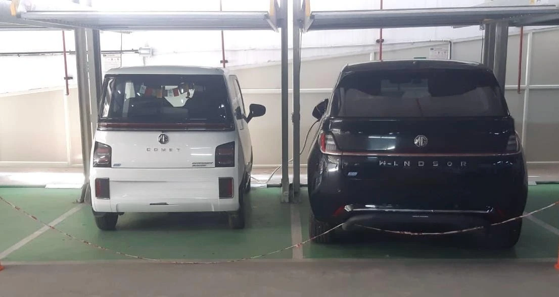 EV charging installation at a Computacenter property