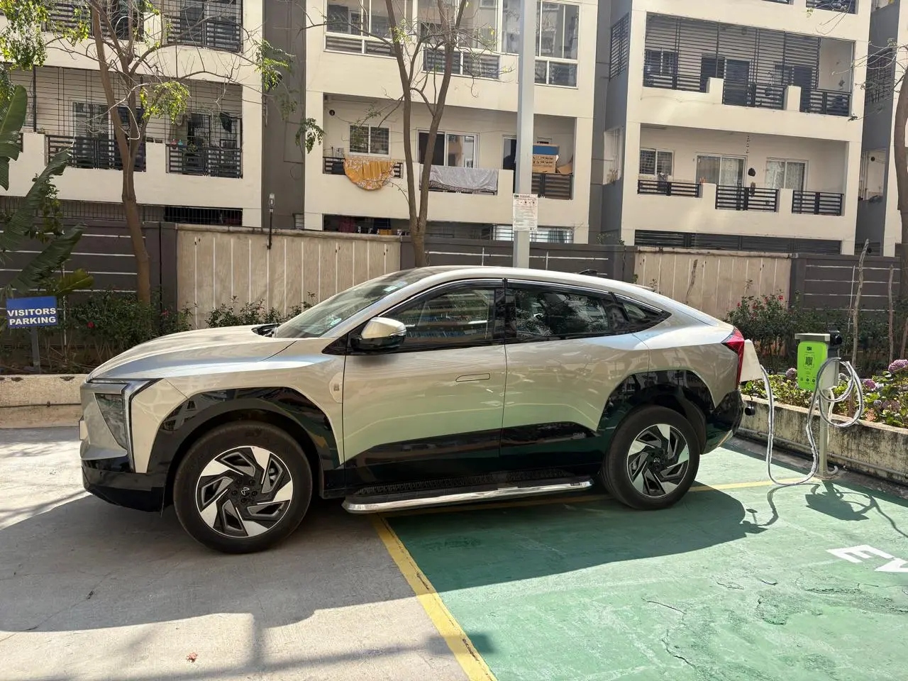 EV charging installation at SJR Plazza